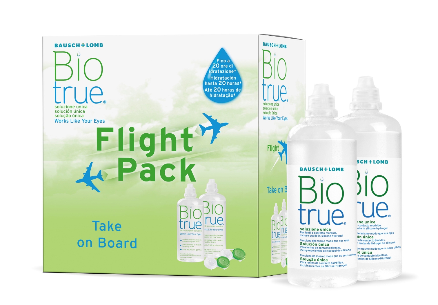 Biotrue® Flightpack 2x100ml